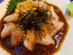 芝麻拌鰤鱼-九州酒场ひこぞう(2号店)