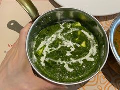 印式乡村芝士配菠菜酱咖喱-克比叔叔印度餐厅Kebabs on the Grille(人民广场店)