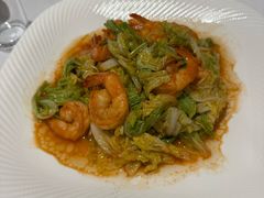 鲜虾炒白菜-金三杯酒家(泉城路店)