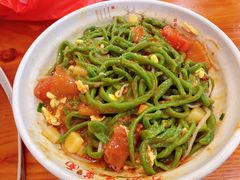 四合一菠菜手擀面-手擀菠菜面(西康路店)