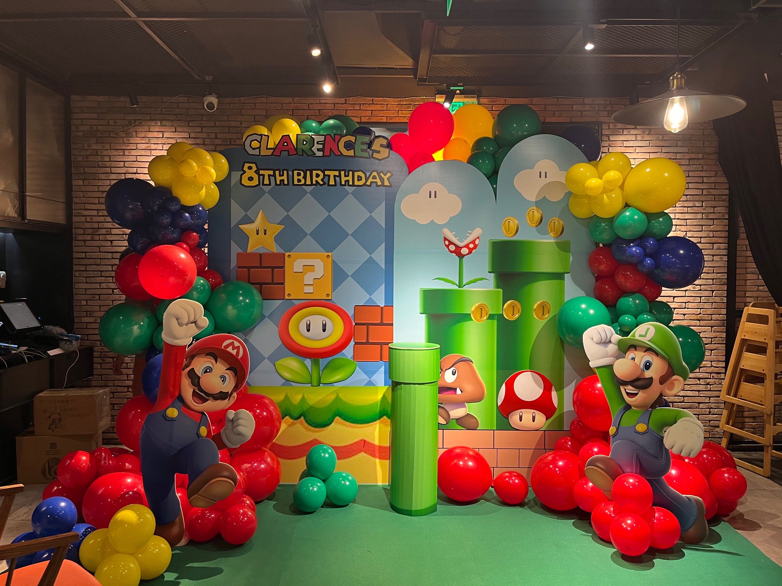 马里奥主题生日派对