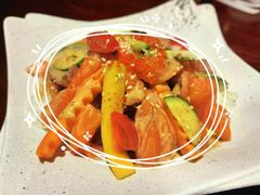 芒果三文鱼沙拉-古京·臻致料理(月湖店)