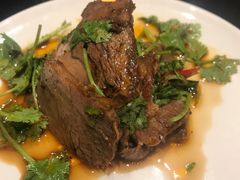 香菜拌牛肉-富力万达嘉华酒店-品珍中餐厅(水果湖店)