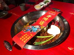 谭血鸭红锅底-谭鸭血老火锅(漳州路店)