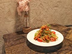 明太子炸軟殻蟹忌廉扁意粉-layback cafe & bar