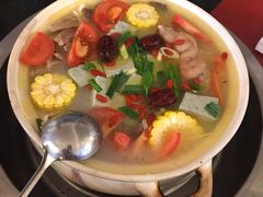 山药猪蹄牛肉汤锅-花水湾红太阳牛肉汤锅