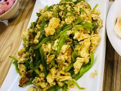 尖椒炒鸡蛋-川闻清粥小菜(建外SOHO店)