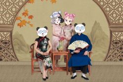 -时光纪亲子全家福照相馆(静安店母女写真父母纪念照)