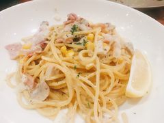 奶油培根意面-麦田工坊(月湖店)
