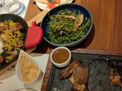 鸡肉松仁菠菜汁意面-西堤牛排(龙德广场店)