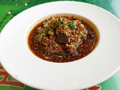 辣子蒜羊血-令氏家外家周秦食府(高新店)