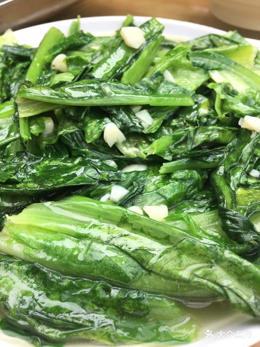 大望梧桐山大成农庄清炒油麦菜图片