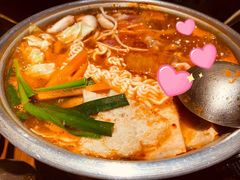 泡菜肥牛部队锅-春熙台韩国料理·章鱼肥牛(西丽店)