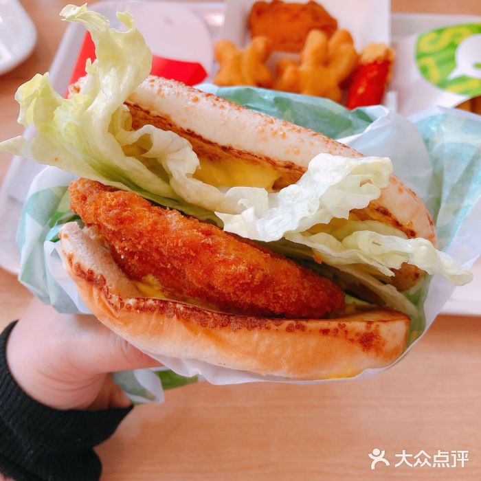 德克士(文一店)爆浆爆红堡图片