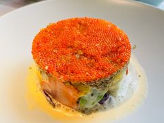 法式香煎鹅肝(客)-蜜桃花开·中西融合菜E&W(南长街店)