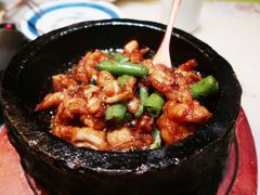 石锅杭椒牛蛙-桂满陇天书(南京德基旗舰店)