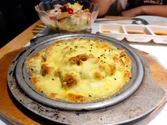 烤鸡爱上芝士-猪啊牛呀羊啊铜盘烤肉(正大广场店)