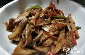 Stir-fried Pig's Tripe with Mushrooms