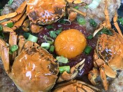 蟹子蒸肉饼-园林美食城·本土农家菜(杨和镇店)