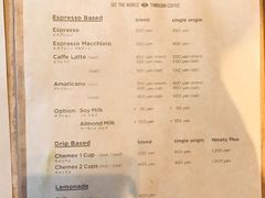 菜单-% Arabica(京都东山店)