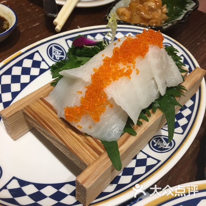 摩打食堂左口鱼裙边刺身图片-北京日本料理-大众点评网