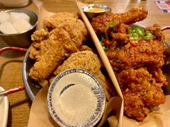 全鸡一半一半-富乐满韩国正宗炸鸡韩国料理(虹泉路店)