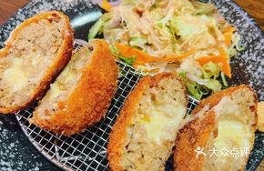 Fried Cheese Beef Patties