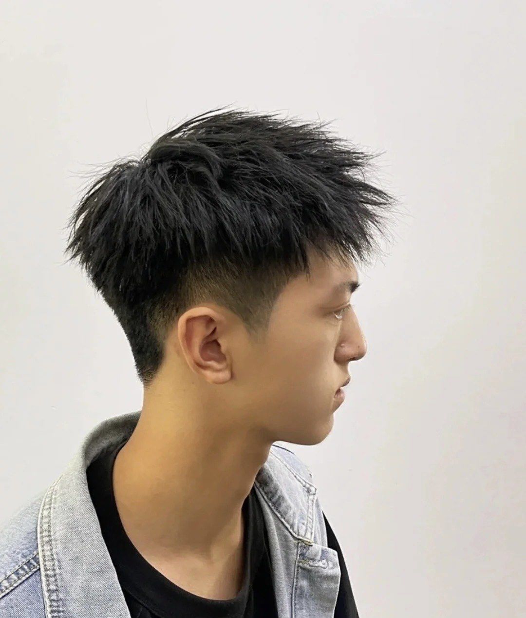 男士前刺发型