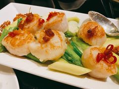 XO醬琥珀核桃炒带子-北京四季酒店·采逸轩