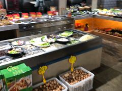 自助取餐区-崂山水果园农家宴(泉水鸡店)