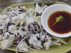 芥末白灼八爪鱼-贞姨美食·老字号海鲜大排档