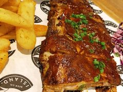 32小时波旁橡木桶烟熏肋排-Goose Island Brewhouse鹅岛精酿啤酒酿造工坊餐厅