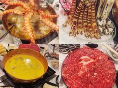 -鲜入围煮花胶鸡海鲜火锅