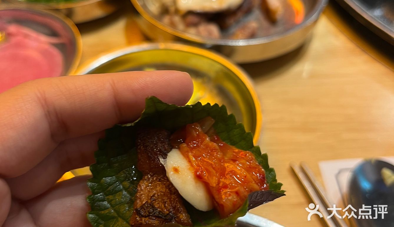 在肇庆吃的韩国烤肉哟😋