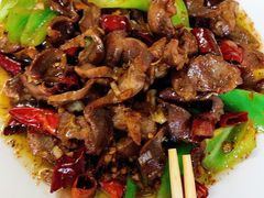 炒鸡胗-鸡炖兔