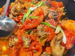 -贵州辣子鸡番茄鸡