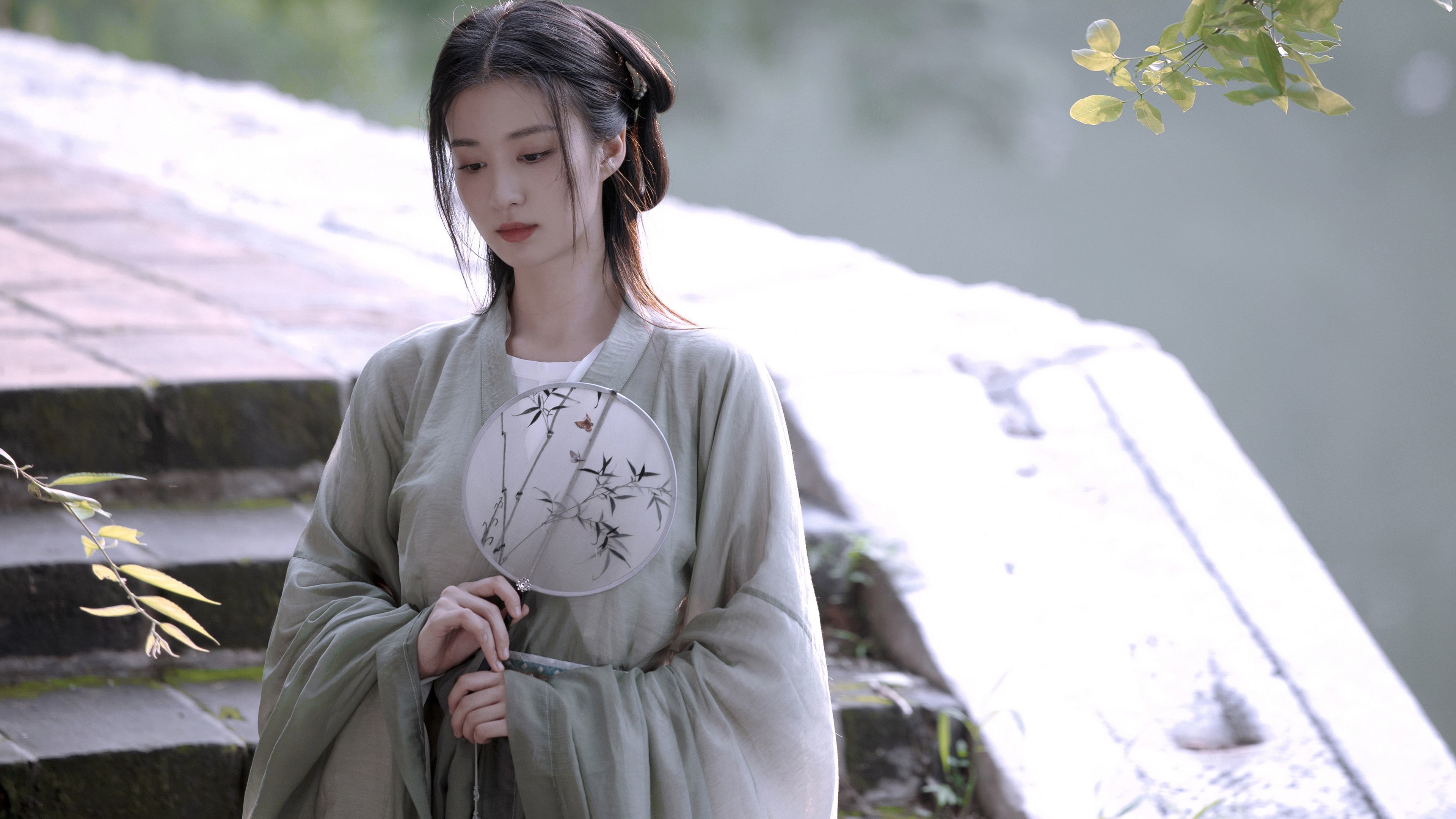 清冷风汉服写真