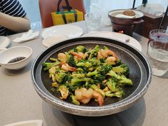 石烹虾西兰花-北平食府·北京烤鸭(北京西站六里桥店)