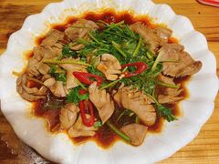 香菜拌猪腰-聪辉同安老美食饭店(大元路店)