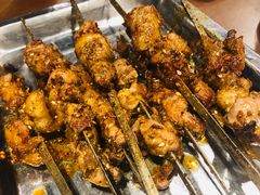 特色碳烤羊肉串-老兰家传统烧烤炒菜泡馍(小南门店)