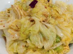 虾酱鸡蛋莲白菜-渔娘渔家丹东海鲜(东直门店)