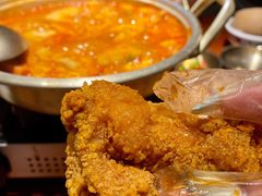 芝士味炸鸡-春熙台韩国料理·章鱼肥牛(西丽店)