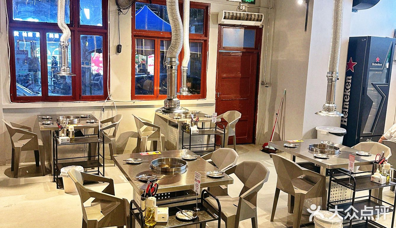 就在沙井，必冲的炭火烤肉店