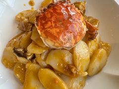 蟹炒年糕-西湖春天•老字号杭州菜(百汇店)