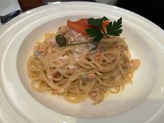 奶汁三文鱼意面-安妮意大利餐厅(世贸天阶店)