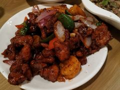 椒香虾仁爆鸡球-陈傻子餐厅(世纪都会店)