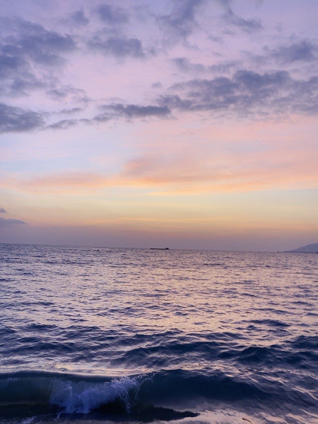 海上日落,与自然共舞