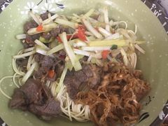 韭黄炒牛肉-刘氏三和面馆