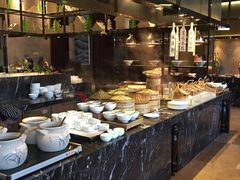 自助取餐区-美食汇海鲜自助餐厅·小龙虾烧烤(富力万达文华酒店)