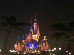 夜晚灯光秀-上海迪士尼度假区